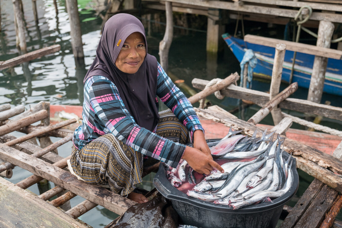 Indonesien - Sulawesi - Pulau Banggai Laut, Gong Gong