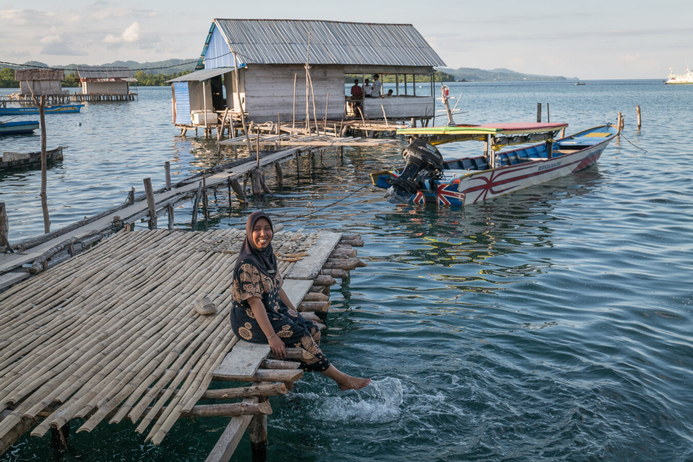 Indonesien - Sulawesi - Pulau Banggai Laut, Popisi