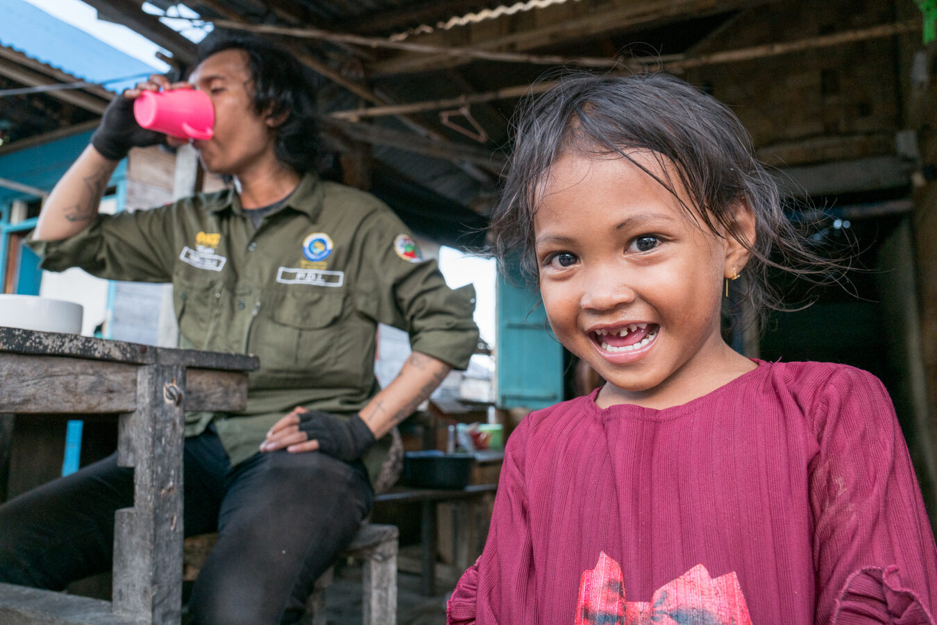 Indonesien - Sulawesi - Pulau Banggai Laut, Popisi