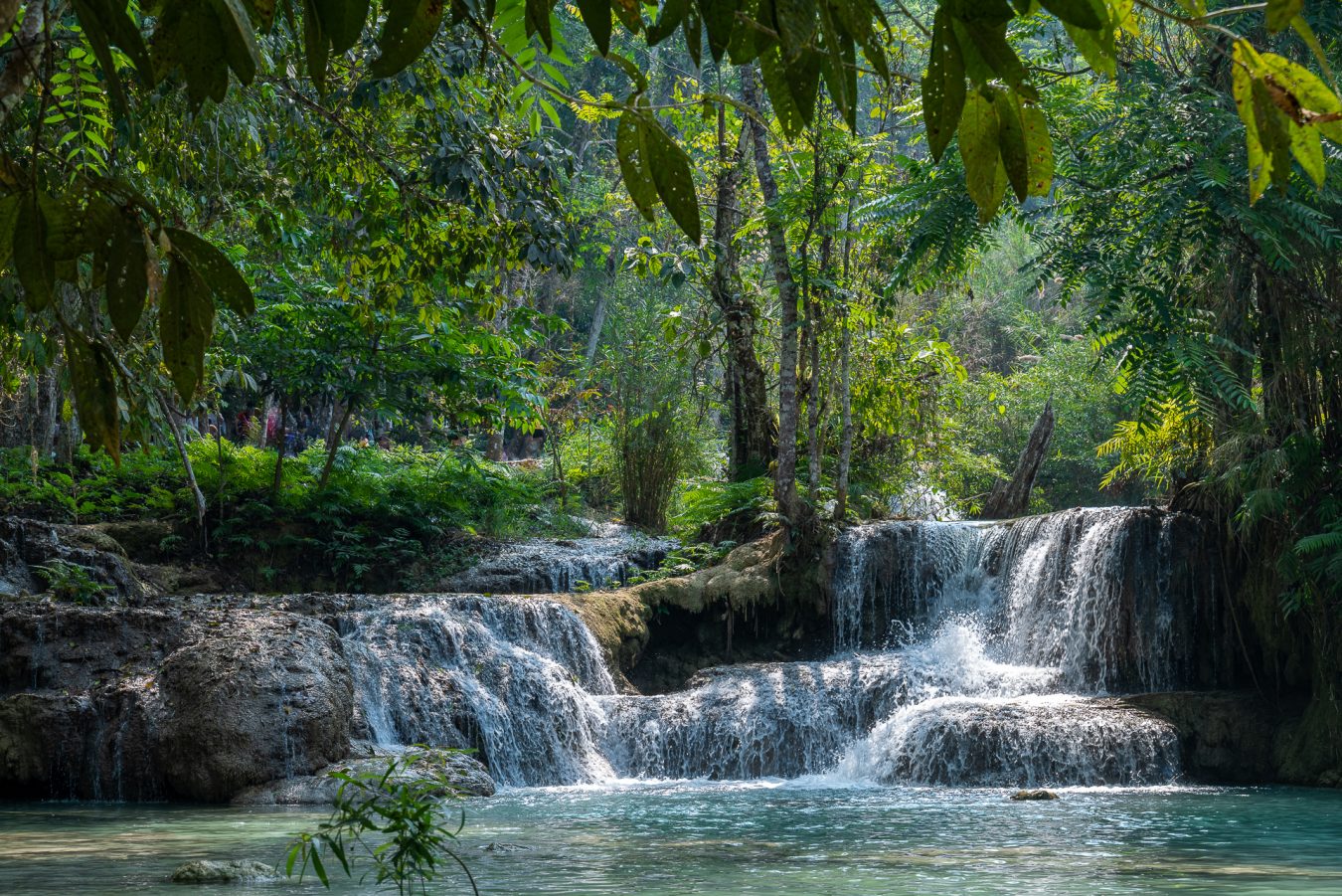 Laos, Kuang Si Waterfall