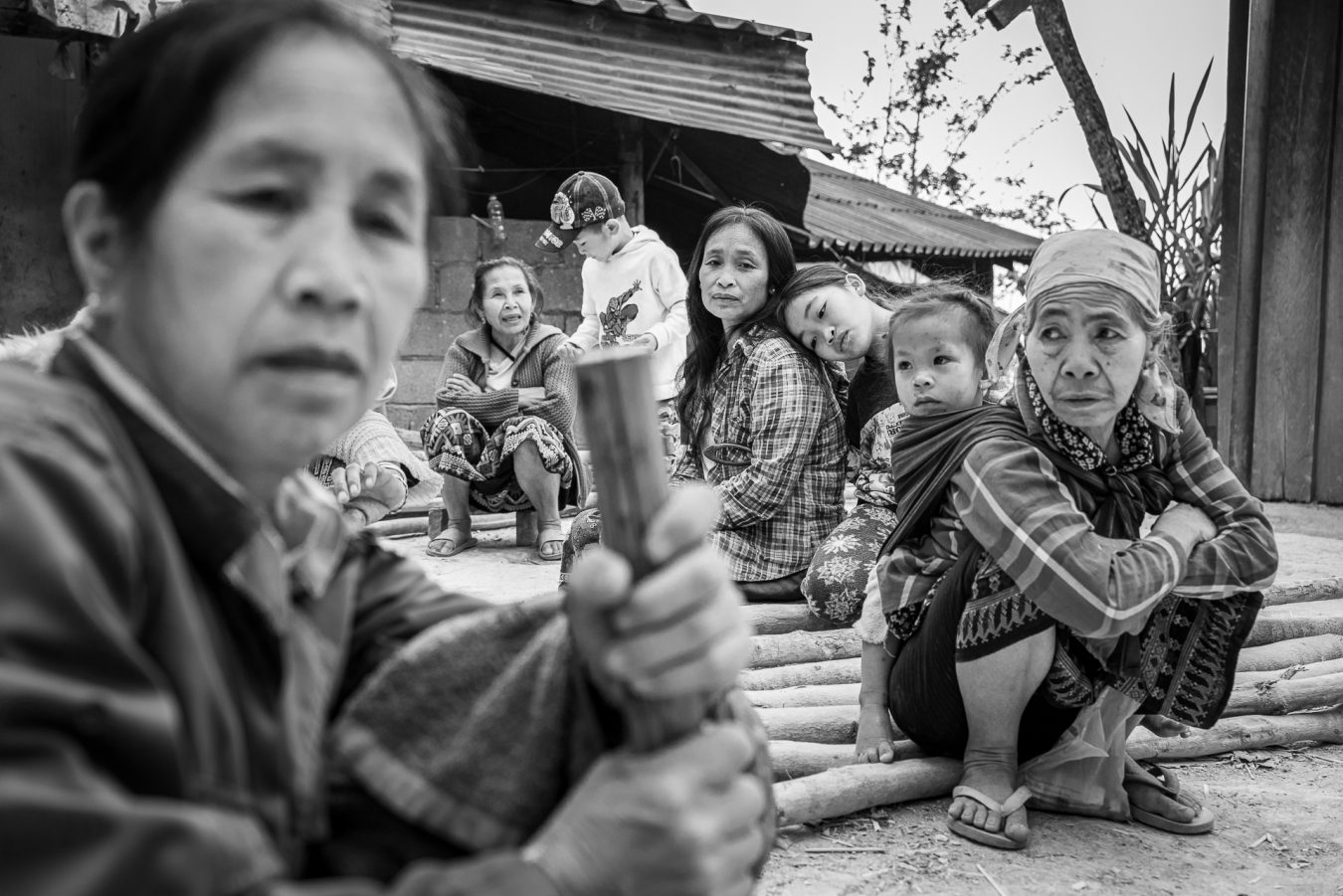Laos, Phou Thath Village - Khmu Tribe
