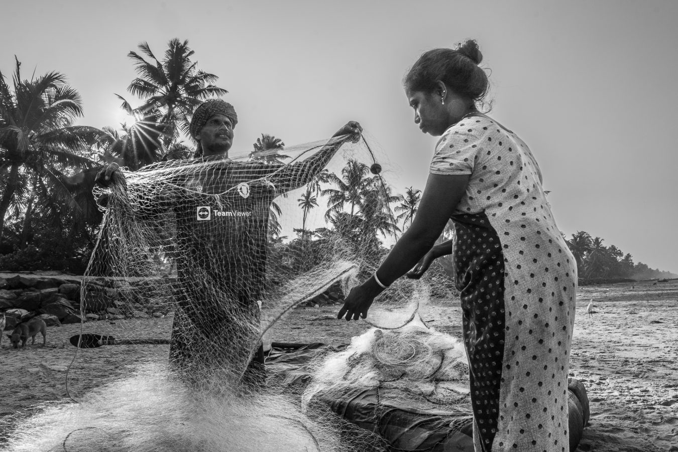 Indien, Chappakkadavu-Beach Kerala
